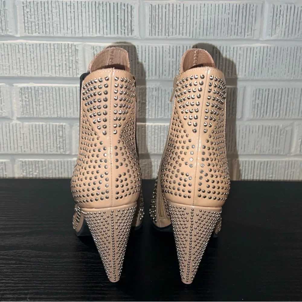 JEFFREY CAMPBELL Stud Lo Embellished Bootie